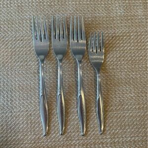Forever Rose Set of 3 Forks Kenwood  Stainless